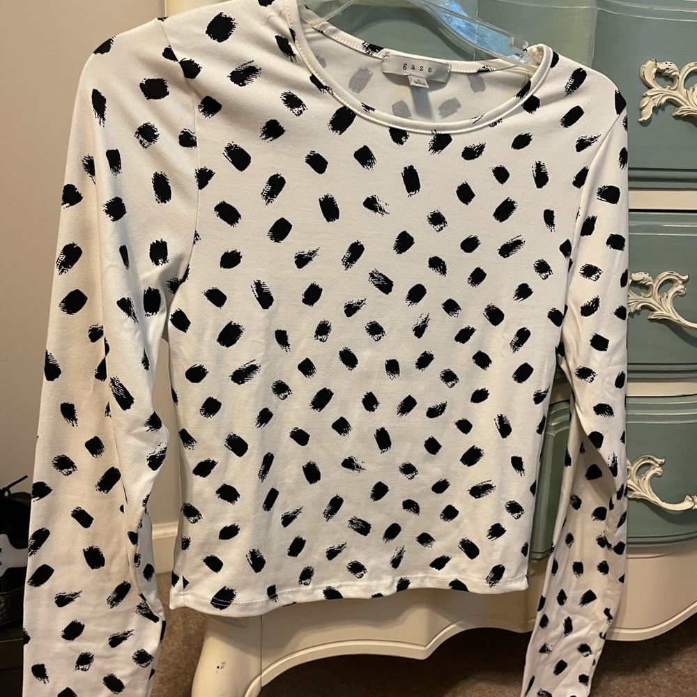 Gaze patterned longsleeve